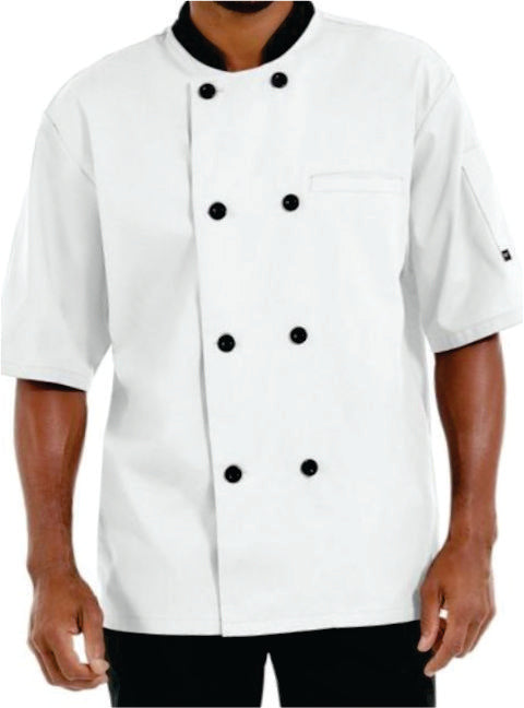 Chef Coat – Short Sleeve (White) – ECC-101