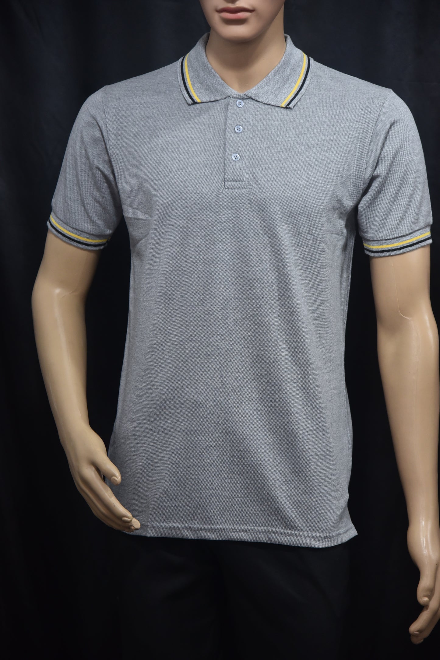 Premium Mélange T-Shirts with Tipping – 230 GSM Code - TST-18 TSHIRT Rs 220