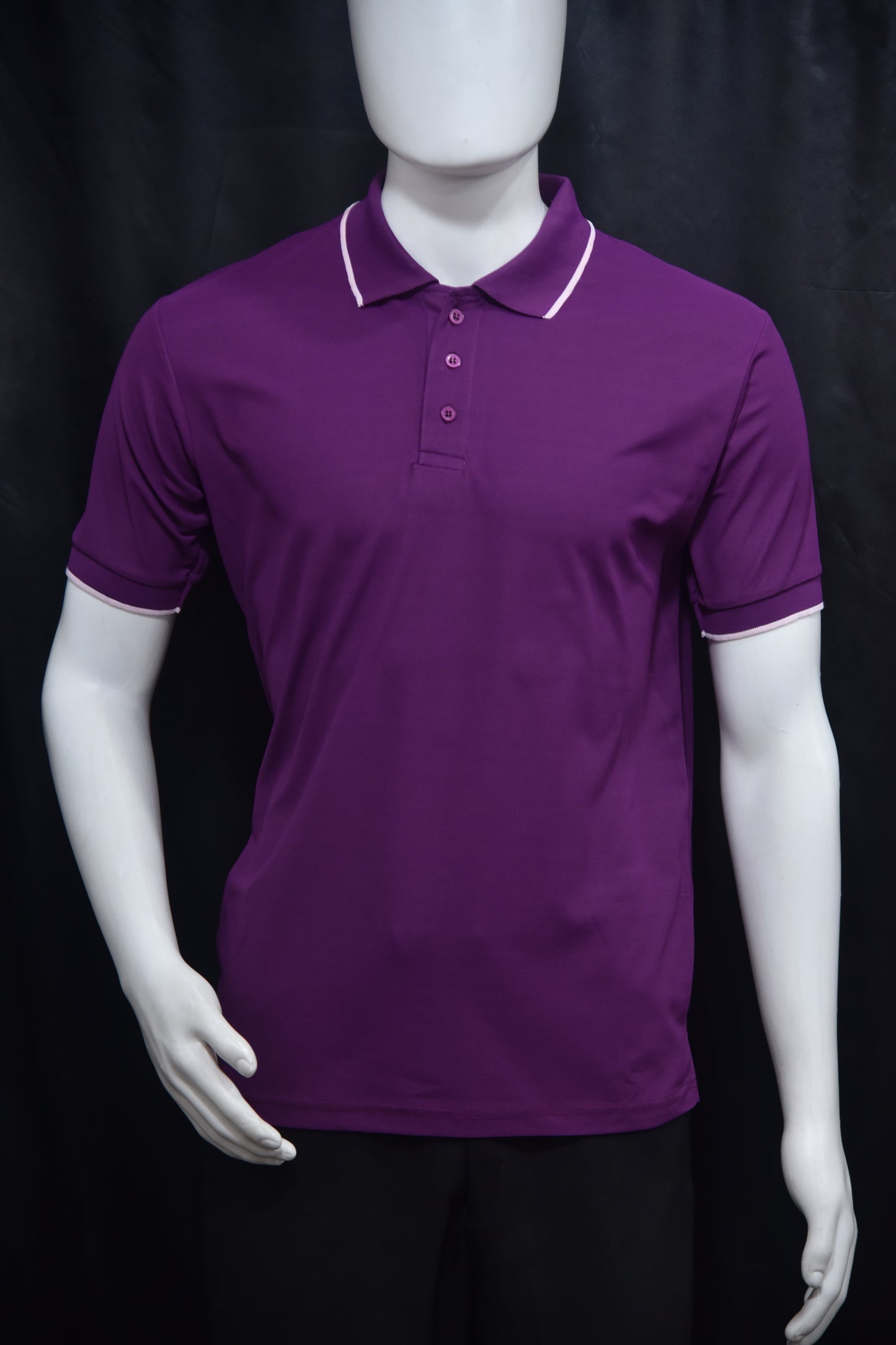 T-shirt Purple with White Tipping. Premium T-Shirts – Sap Matti New Fusion Creations Rs 185
