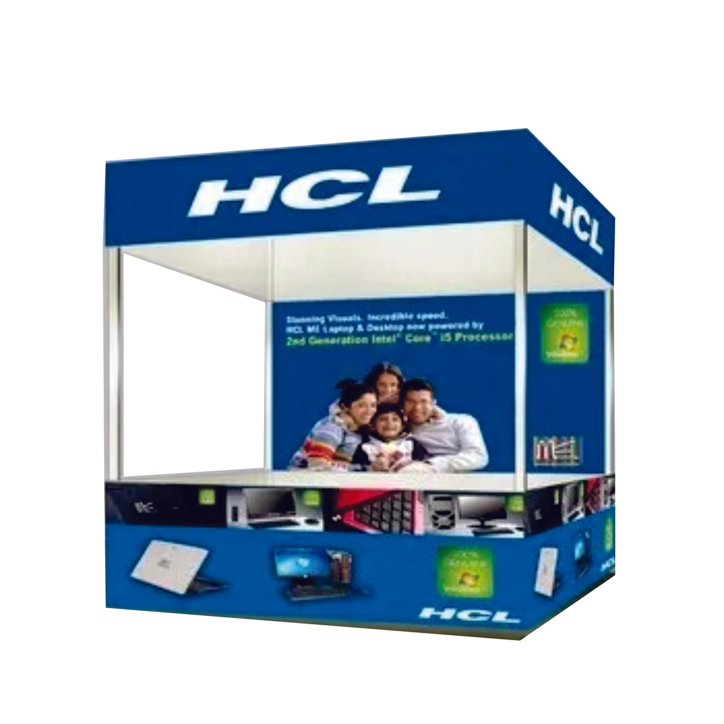 Promotional Canopy Tent - Demo Tent with Print Size in Feet 6' X 6' X 7' Rs 2850