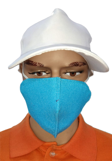 THREE LAYER MASK COTTON MATTY FABRIC