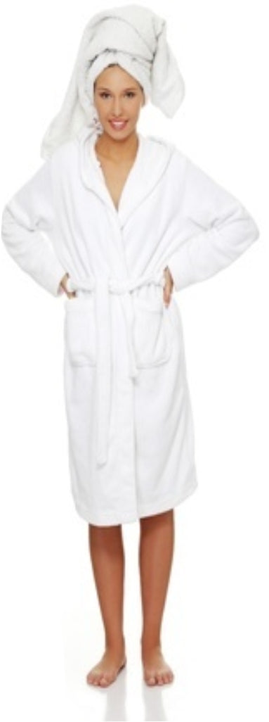 Bath Robe Made from Toweling Fabric