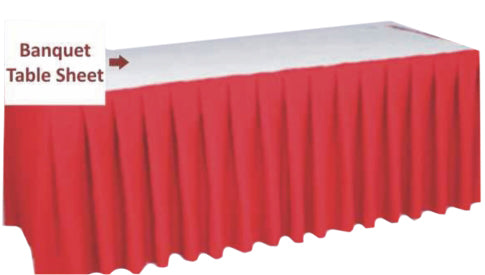 Banquet Table Sheet Made from Polyester Blended Stain Proof Fabrics