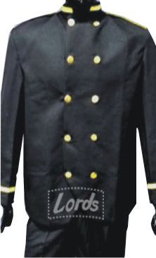 Bell Boy Uniform Set Black Coat and Trouser