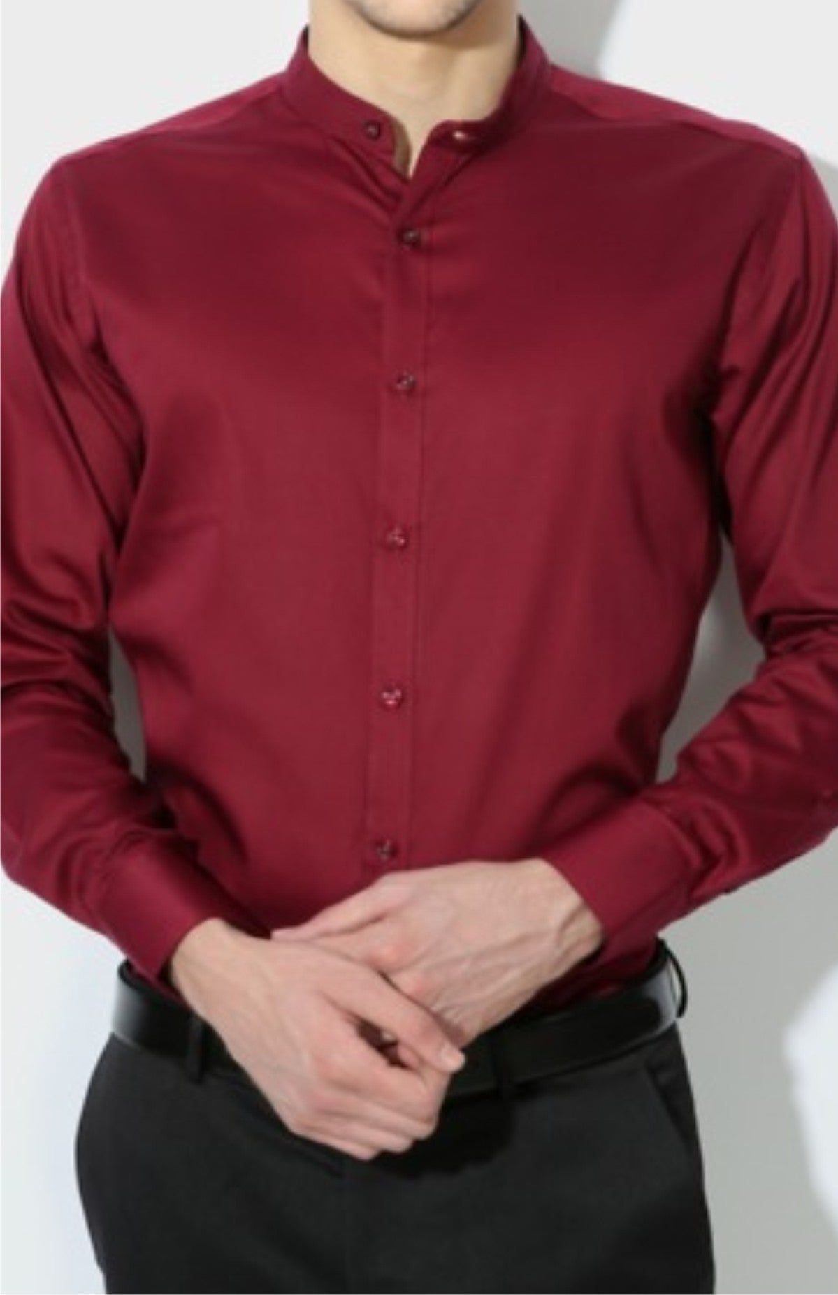 Shirt Formal Stand Collar Executive Style COU-103