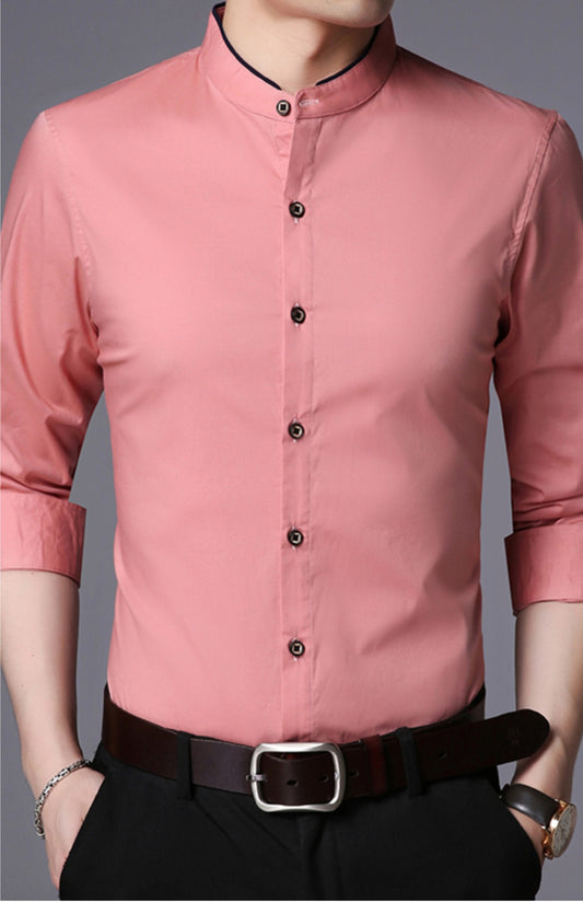 Shirt Formal Stand Collar Executive Style COU-104