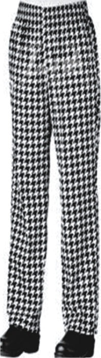 Mens Chef Trouser Black and White CT-06