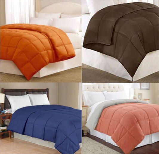 Duvet Comforter Light Weight Double Bed Soft Plain Color DU-12W