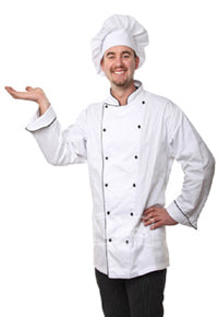 Chef Coat Executive White Double Breasted Cook Coat ECC-65