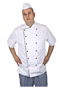 Chef Coat Executive White Double Breasted Cook Coat ECC-70