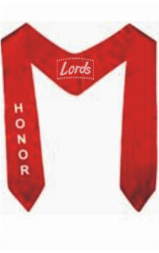 Graduation Honors Stole Colors Available GG-05