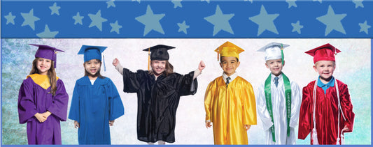 Children - Kids Graduation Gown and Hat Set with Tassels GGC-01