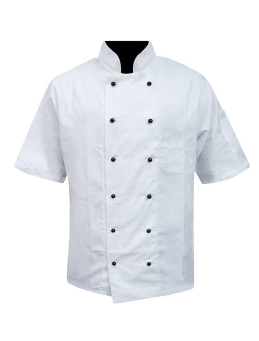 Chef Coat Short Sleeve Executive Double Breasted Cook Coat HECC-02