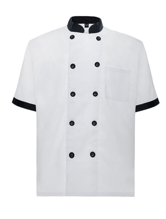 Chef Coat Short Sleeve Executive Double Breasted Cook Coat HECC-03