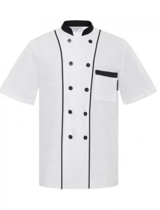 Chef Coat Short Sleeve Executive Double Breasted Cook Coat HECC-26