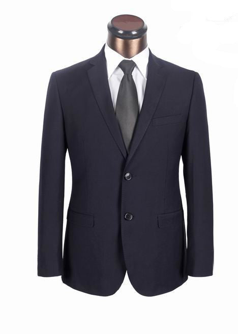 Blazer Black Twill Weave Two Button Single Brest Blazer