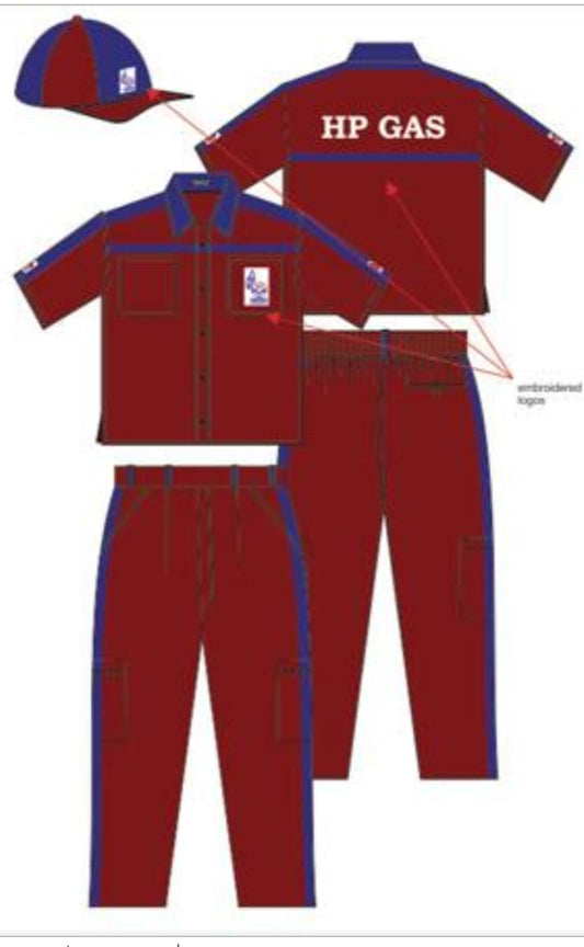 HP Gas Vendor Uniform with P Cap HP GAS-01