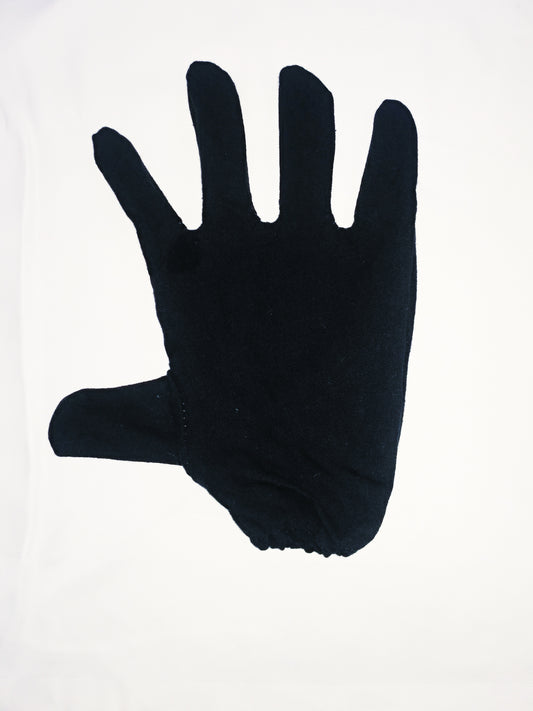 Hand Gloves Hosiery Black Made From Cotton CHG-02