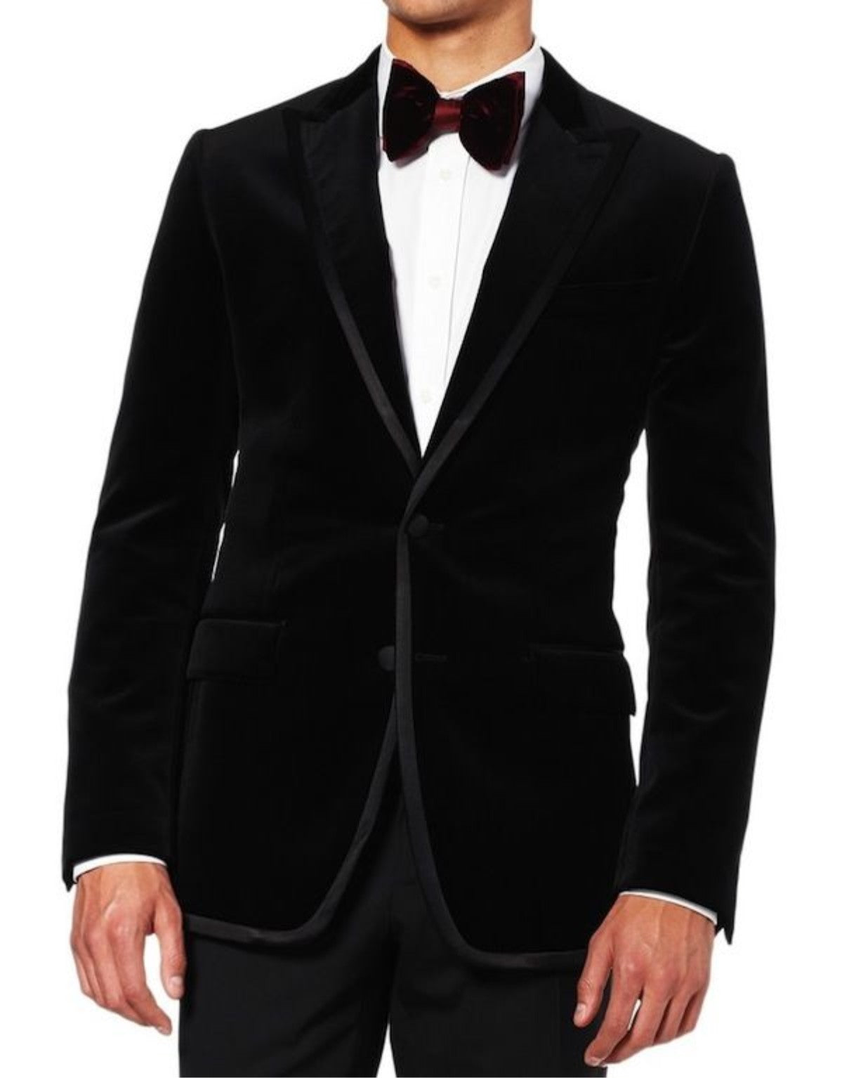 Tuxedo Velvet Blazer Two Button Single Brest Blazer