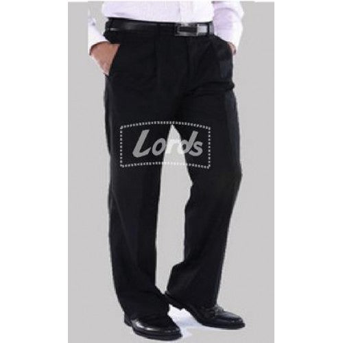 Formal Black Trouser for men Pleated - Plus Size Pants MT-66