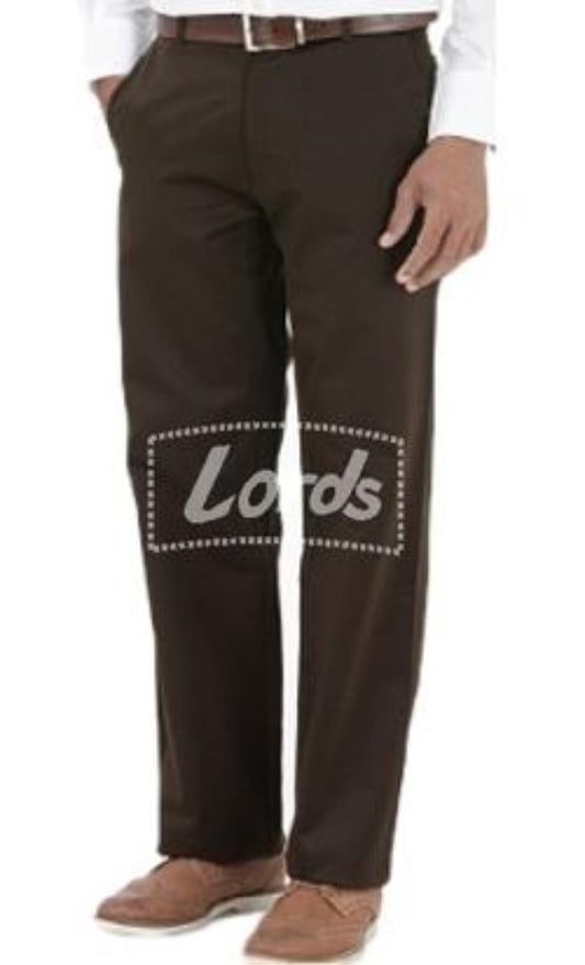 Trouser Pant Brown Men's Formal Non Pleated Trouser PRICE RS.325 PER PIECE MOQ 2