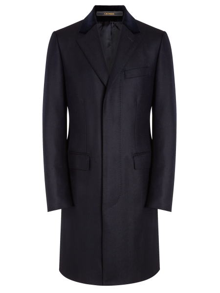 Coat Long Black Long Over Coat MB-76