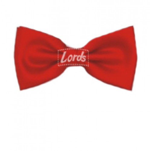 Bow Tie Formal Red Micro Twill Fabric