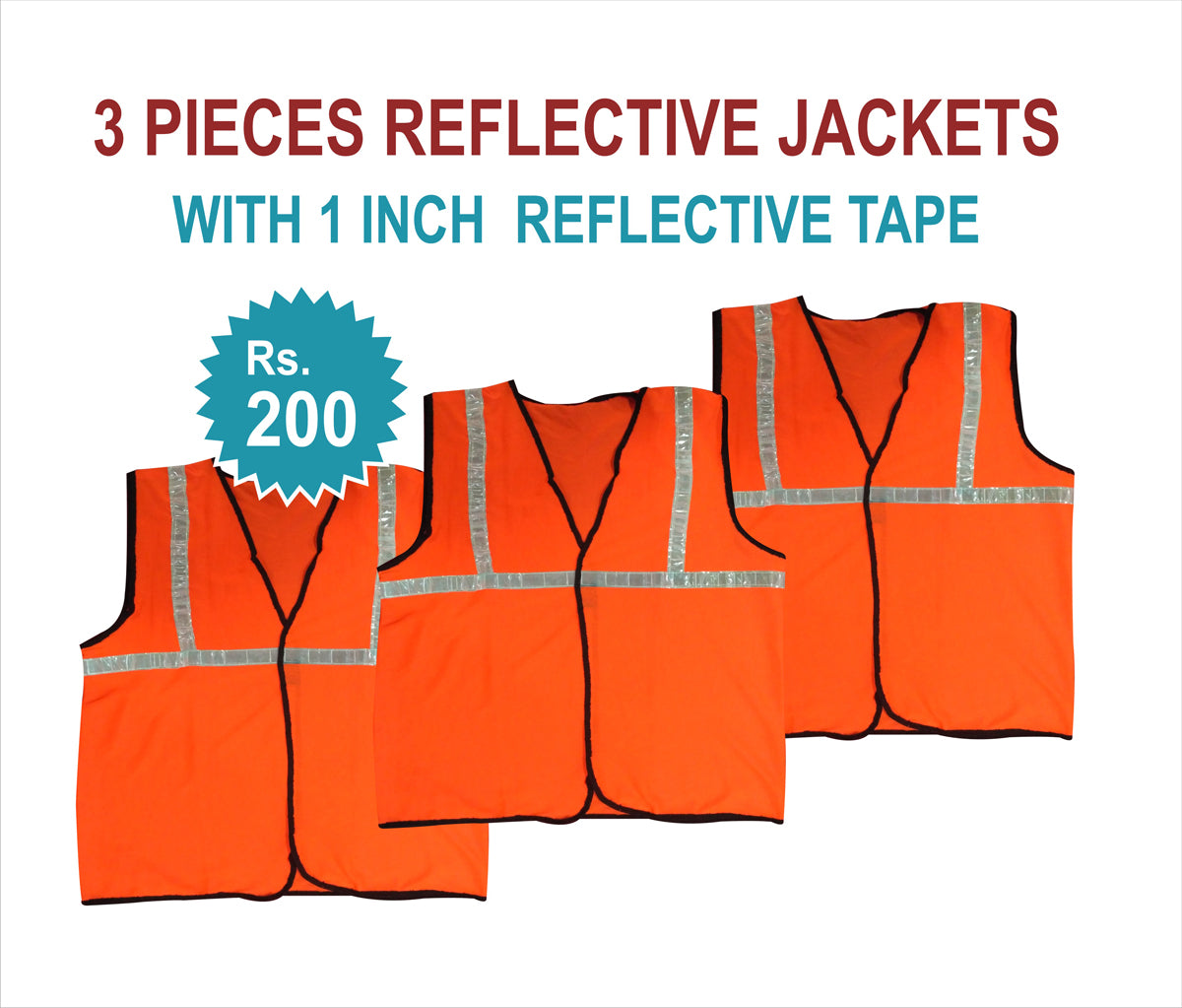 Reflective Jackets 3 Pieces