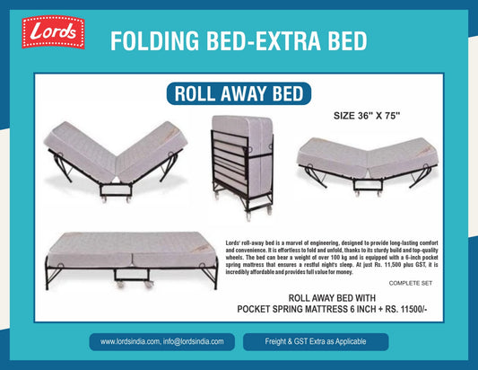 Hotel Roll Away Bed With Bonnel Spring ROLL-BED 1