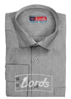 Mens Formal Premium Shirt Grey Color sh-68