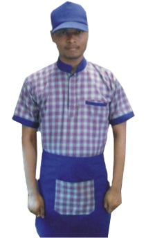 Service Uniforms T Shirt with Apron and Cap SU-01