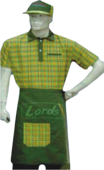 Service Uniforms T Shirt with Apron and Cap SU-02