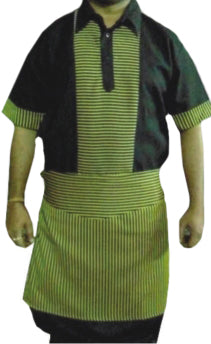 Service Uniforms T Shirt with Apron and Cap SU-06
