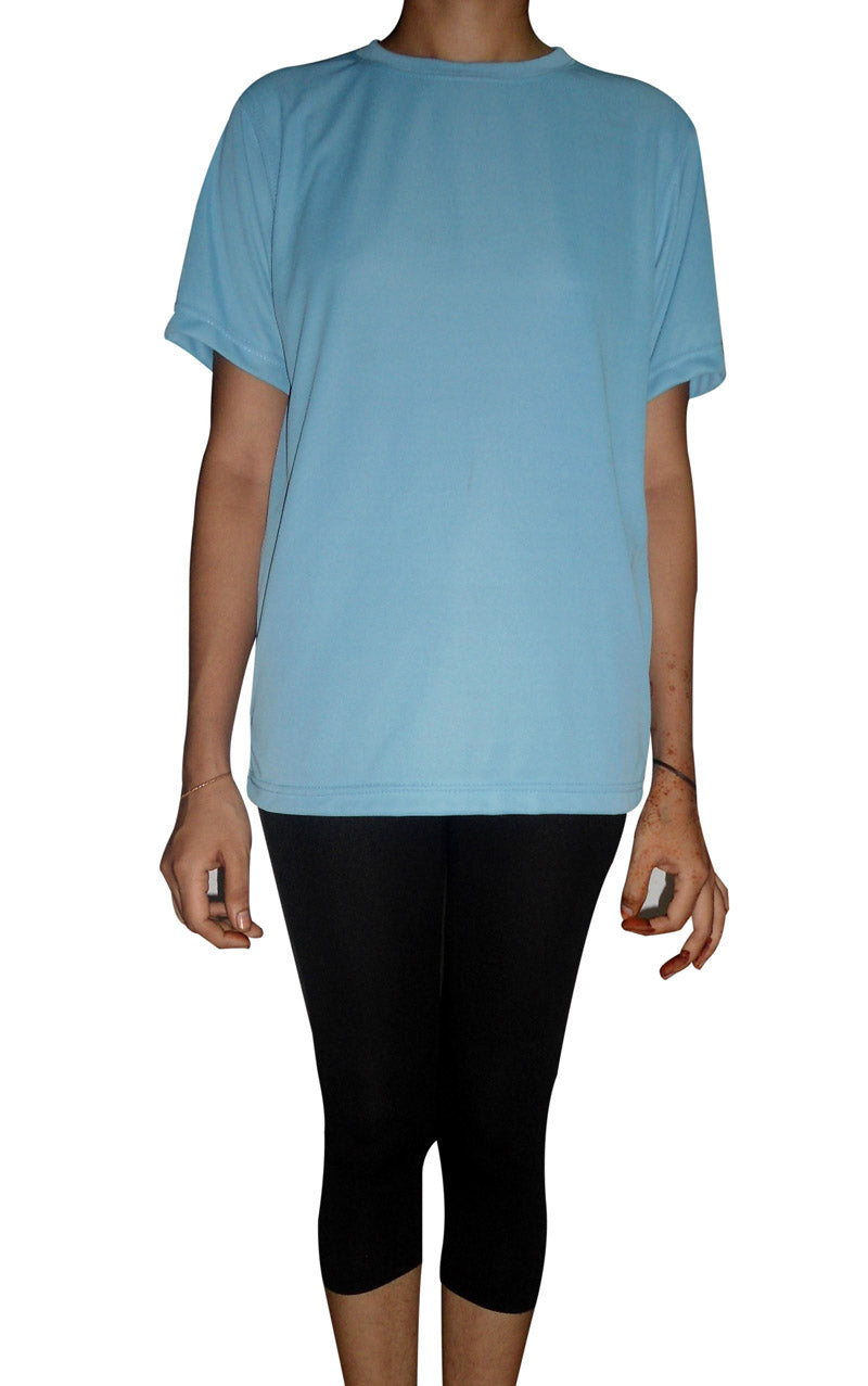 SWIMMING COSTUME FEMALES- T SHIRT WITH LEGGING WITH DIFFERENT DESIGN & COLOURS.