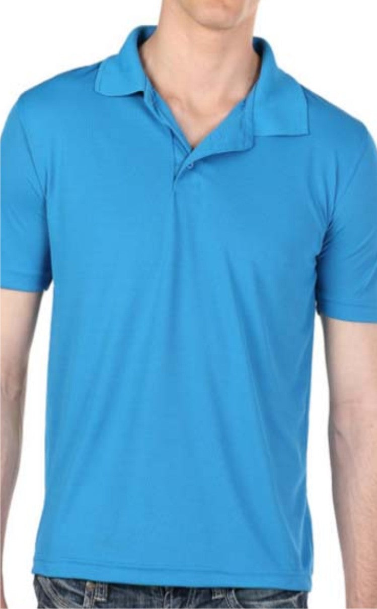 TSHIRT BLENDED COTTON PREMIUM QUALITY Firoza Blue