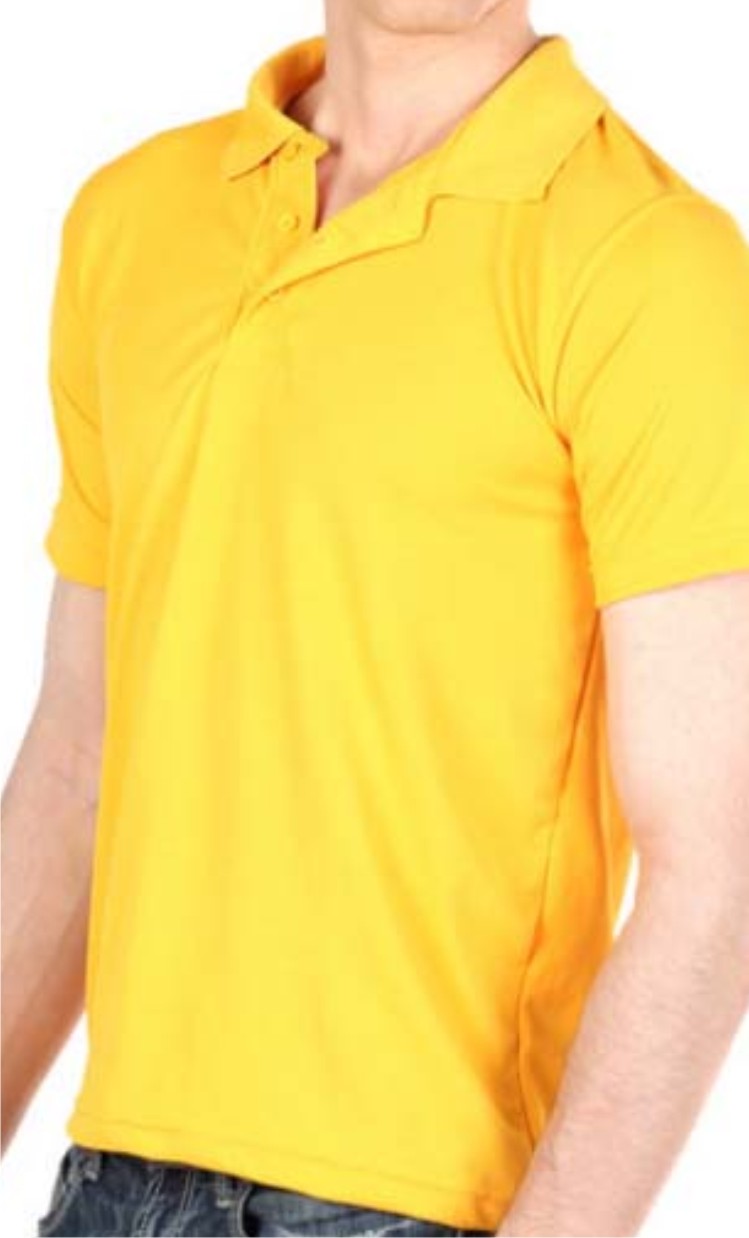 TSHIRT BLENDED COTTON PREMIUM QUALITY Yellow
