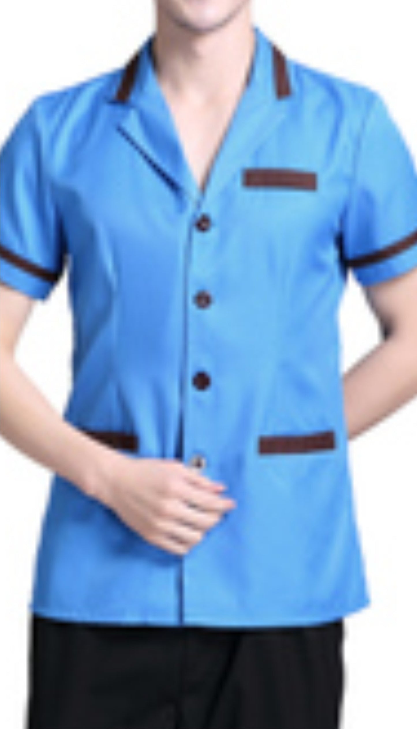 UTILITY UNIFORM WORK WEAR UNIFORM SHIRT & DRAW STRING TROUSER AS SHOWN. PRICE RS 450 PER SET OF PANT & SHIRT. MOQ 2 SET