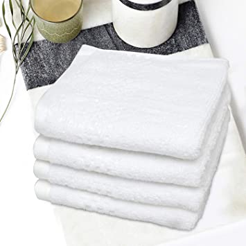 WHITE TOWEL FOR SPA SIZE 20"X40" 200GMS Rs.70