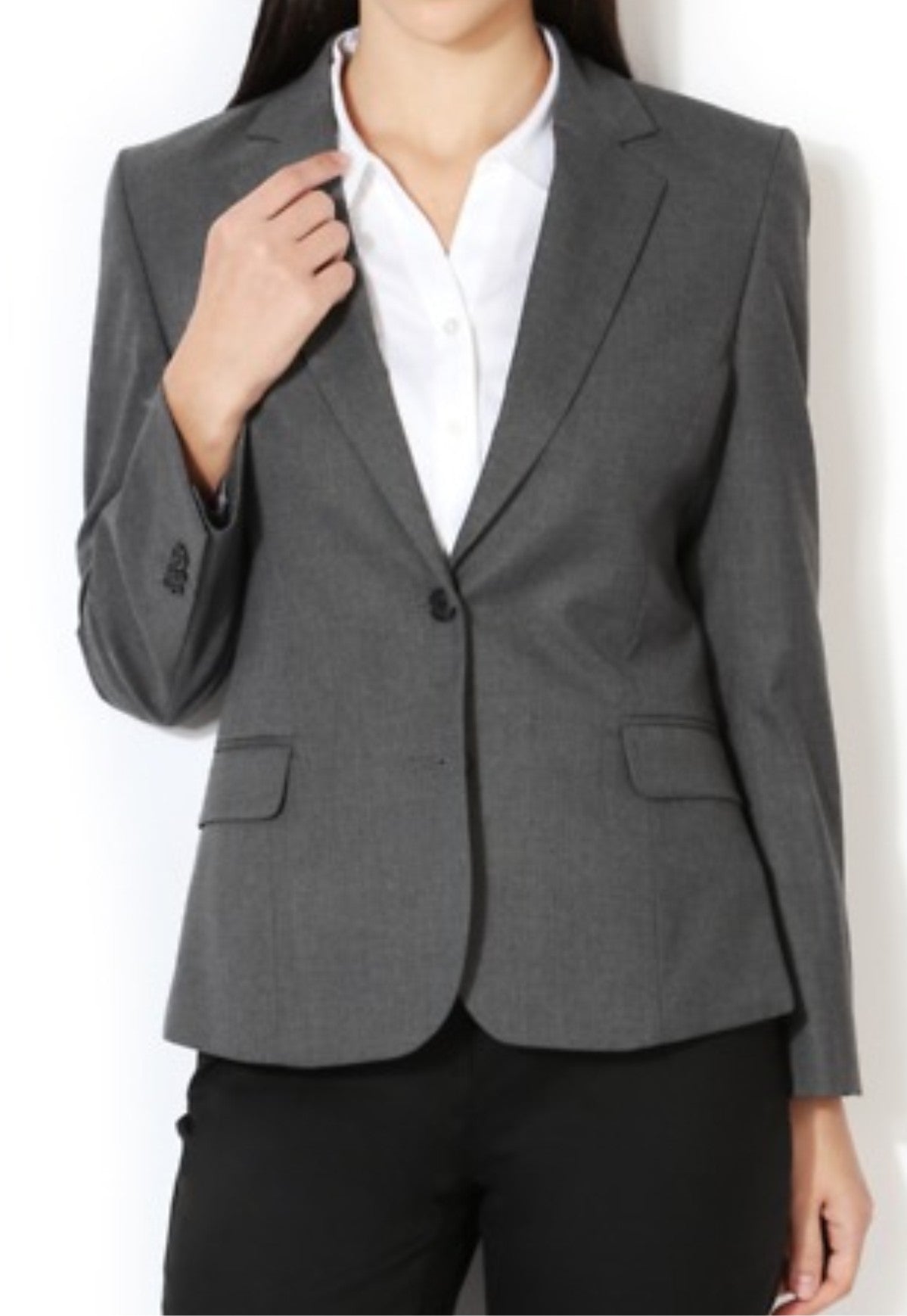 Womens Blazer Smoke Grey Office Wear Party Wear Blazer PRICE RS
