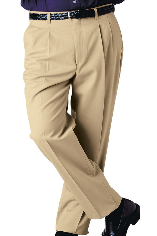 Trouser Formal Beige for Men Pleated MT-68