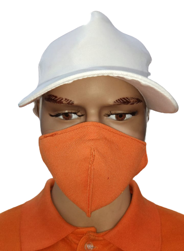 THREE LAYER MASK COTTON MATTY FABRIC