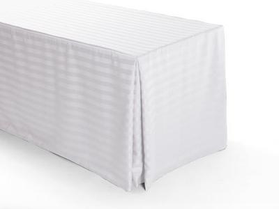 Banquet Sheet Micro Polyester Stripe