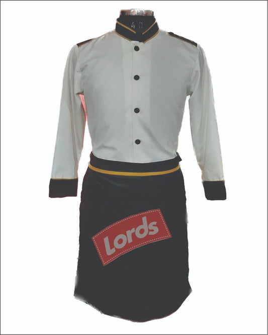 Chef Coat with Stitched Apron Code CCSA-26