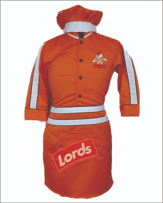 Chef Coat with Stitched Apron Code CCSA-22