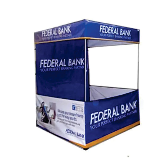 Promotional Canopy Tent - Demo Tent with Print Size in Feet   6' X 6' X 7' Rs  2850