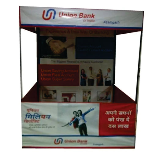 Promotional Canopy Tent - Demo Tent with Print Size in Feet   6' X 6' X 7' Rs  2850