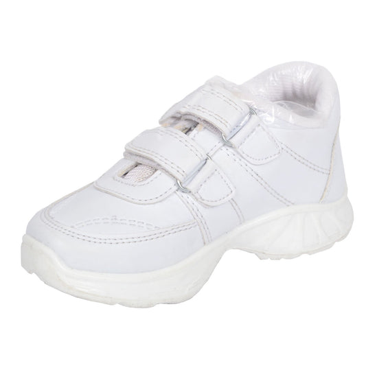 Shoe Addison and Sport Shoe Velcro White WWS-56