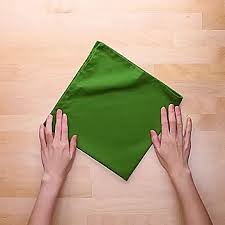 Napkin Green Gaberdine Blended NK-26