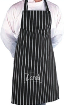 Apron Bib Black And White Single Striped Apron Code BA-07 Moq 6 ...