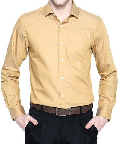 Shirt Formal Executive Style Beige Color cos-35